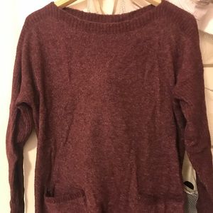 Burgundy sweater